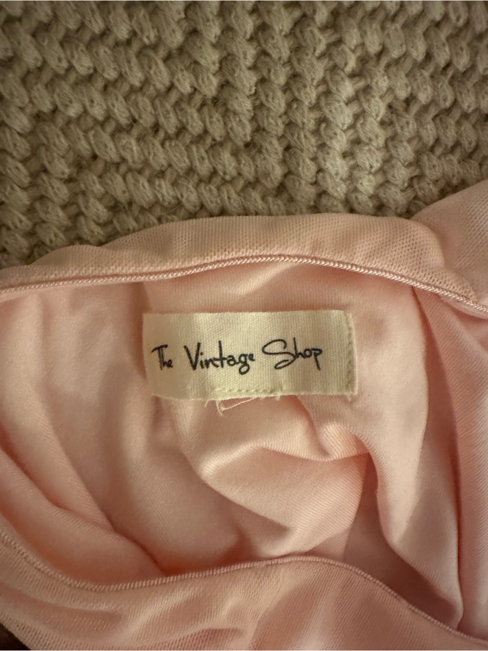 The vintage shop Light Pink teen dress